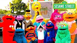 Sesame Street Theme Song  Characters Meet amp Greet [upl. by Lleksah47]