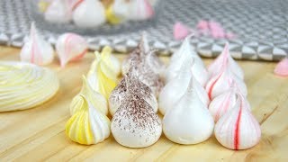 Petites meringues françaises colorées [upl. by Notluf]