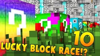 10 Lucky Block Mods in 1 Race  Minecraft Mod Challenge  JeromeASF [upl. by Lovering820]