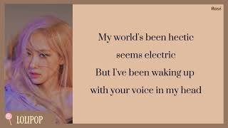 ROSÉ  On The Ground Lyrics [upl. by Adnolohs]