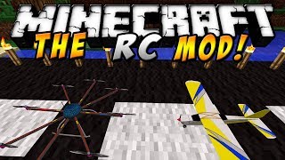 Minecraft  THE RC MOD Aviones increíbles y super divertidos  ESPAÑOL TUTORIAL [upl. by Auqinimod574]