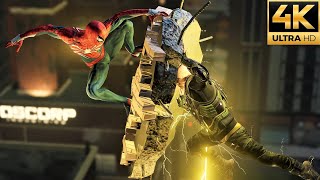 SpiderMan Remastered PC  Electro amp Vulture Boss Fight 4K 60FPS [upl. by Haduj393]