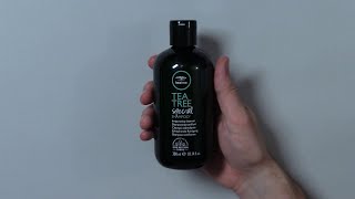 Tea Tree Special Shampoo  Reading the Whole Bottle [upl. by Vacla156]