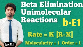 Elimination Reactions Beta Elimination Unimolecular Reaction Elimination reactions of alkyl halide [upl. by Nnylacissej672]