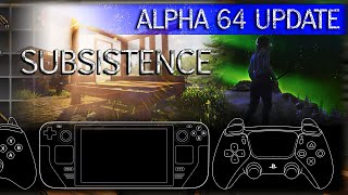 Subsistence Alpha 64 Update  Game Controller Support  Patch News [upl. by Merril313]