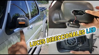 Te Muestro Como Instalar Luces Direccionales En Los Espejos Laterales En Tu Ford ExplorerSport Trac [upl. by Arihsa]