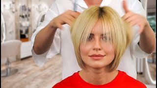 quotEffortless Style Trendy Layered Bob Haircut Transformationquot [upl. by Tiga]