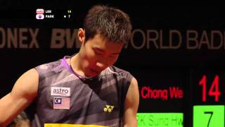 R16  MS  Lee CW vs Park SH  Yonex BWF World Champs 11 [upl. by Bartlet89]