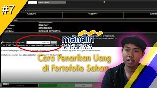 Tutorial Saham  Video 7 Cara Penarikan Uang di Fortofolio Saham Mandiri Sekuritas [upl. by Forrer730]