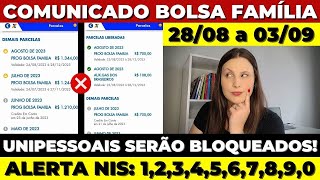 🚨ALERTA GERAL para QUEM MORA SOZINHO e RECEBE o BOLSA FAMÍLIA UNIPESSOAIS BLOQUEADOS em SETEMBRO [upl. by Leynad734]