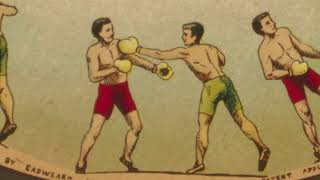 RARE Boxing Animation 1893  Restoration Eadweard Muybridge [upl. by Purdy452]