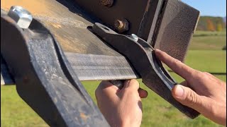 Installing Teeth on a Skid Steer Bucket [upl. by Wing]