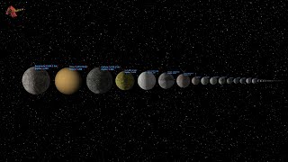 Moons Size Comparison Update 12  Nostalgia Remastered [upl. by Inimak]