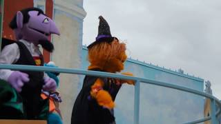 Sesame Street Halloween Songs The Counts Spooktacular At Busch Gardens 2017 [upl. by Atteinotna]