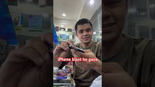 iPhone 13 Pro max blast ho gaya viralshort youtubeshorts technology trendingshort [upl. by Rochester10]