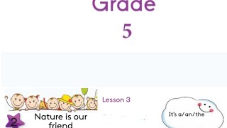 Grade 5 Unit 2 lesson 3ArticlesAAnThe [upl. by Anilet]