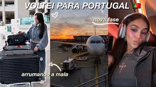 VIAJANDO PARA PORTUGAL  10 horas no avião 🇵🇹 [upl. by Lyrad]