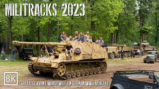 Militracks Overloon The Greatest Event Wolrdwide on German WWII Vehicles 2023 8K [upl. by Mitzi]