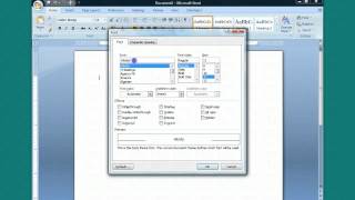 Changing Default Font and Font Size in Word [upl. by Hgielah]