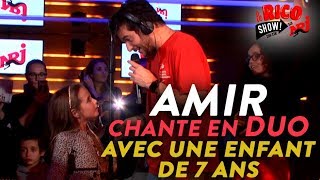 Une fille de 7 ans chante quotLongtempsquot avec Amir RicoShow NRJ [upl. by Eicram]