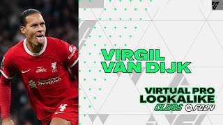 EAFC 24  HOW TO CREATE  VIRGIL VAN DIJK PRO CLUBS [upl. by Lorelie]