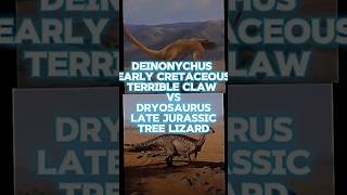 Deinonychus vs Dryosaurus bigAl edit dinosaur priorextinction [upl. by Htrahddis]