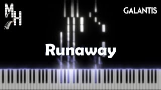 Galantis  Runaway  Piano Cover  Sheets  MIDI  Magic Hands [upl. by Nuncia558]