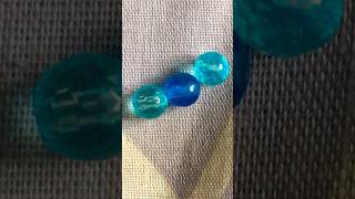 Blue TopazampNeon Apatite faceted round gemstone beadsshortsshortviralvideoshortsvideoviralvideo [upl. by Chadabe169]