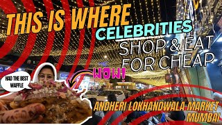 This is where Celebrities Shop amp Eat for Cheap Andheri Lokhandwala Market Mumbai Vlog [upl. by Hortensia392]