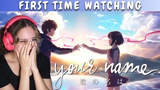 Your Name 2016 ☾ MOVIE REACTION  FIRST TIME WATCHING [upl. by Arahc]