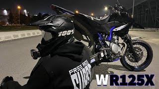 Yamaha wr125x supermoto ile bir günmını tekervlog [upl. by Carmelita]