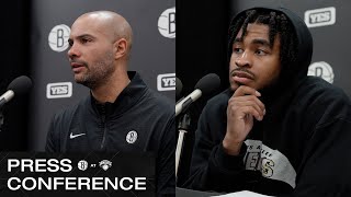 Jordi Fernández and Cam Thomas Post Game Press Conference  Nets at Knicks  November 15 2024 [upl. by Woll]