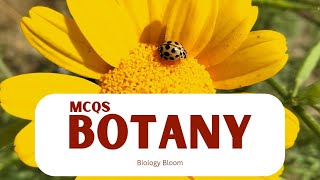 MCQs Botany  Get ready for competitive examinations neet mdcat [upl. by Anauqat]