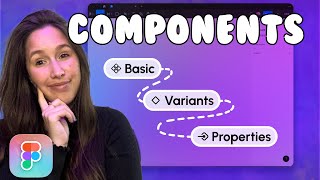 Figma Components 101  Learn about Variants and Components Properties  Figma tutorial [upl. by Bashuk]