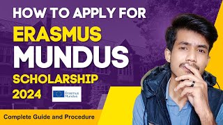 Erasmus Mundus Scholarship 2024  Study in abroad  Work Visa in Europe [upl. by Atinehs]