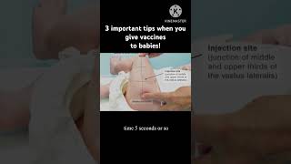 3 important tips when you give vaccines to babies [upl. by Parris]