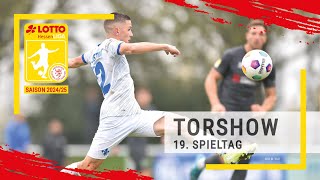 Torshow 19 Spieltag LOTTO Hessenliga 202425 [upl. by Amati]