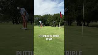 Putting for Birdie vs Triple Bogey [upl. by Telocin]