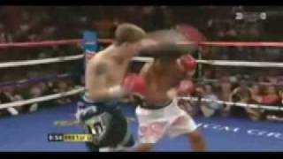 Same move everytime  Hatton vs Pacquiao [upl. by Zadack632]