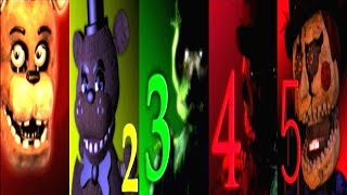 The Return To Freddys 15 Jumpscare Simulator ALL JUMPSCARES [upl. by Fevre]