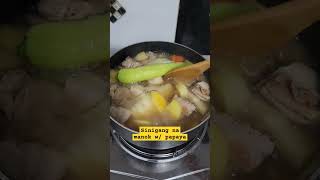 Manamis namis na Sinigang na Manok ofw maldives filipinofood sinigang sinigangnamanok chicken [upl. by Negris]