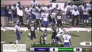 Kingwood Park Vs Humble Varsity Football [upl. by Lecia]