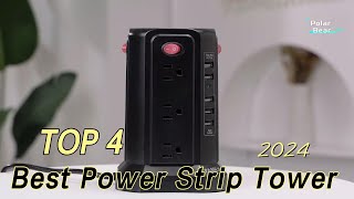 TOP 4 Best Power Strip Tower 2024 [upl. by Rori402]