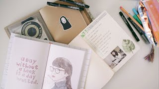 BULLET JOURNAL COMO ORGANIZO MINHAS LEITURAS TOUR • Melina Souza [upl. by Yatnuhs]