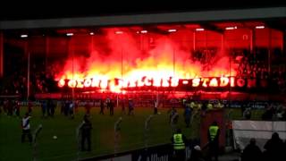 Pyroshow nach Spielende RWE  Trier [upl. by Perkoff]