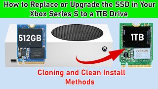 How to Replace or Upgrade the SSD in Your Xbox Series S Using Clean Install or Clone Methods [upl. by Einiar]