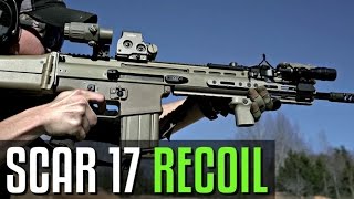 Scar 17 Recoil Demonstration [upl. by Ffej]