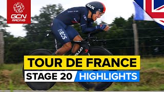 Tour de France 2021 Stage 20 Highlights  Last Chance For A GC Shake Up In Individual TimeTrial [upl. by Enomor]