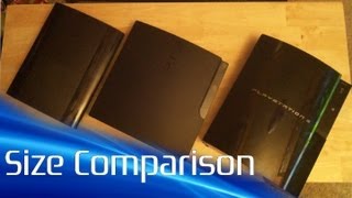 Super Slim PS3 Size Comparison [upl. by Zaneski]