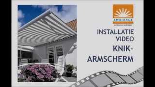 knikarmscherm installatie  Ambianceonline [upl. by Arihsaj740]